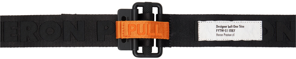 

Классический ремень Black Tapebelt Heron Preston