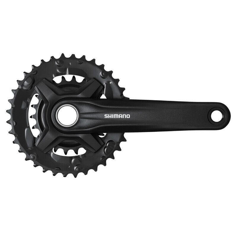 

Интегрированная рукоятка MTB Shimano Mt210 9V. 170 мм 36-22 Буст, черный / черный / черный