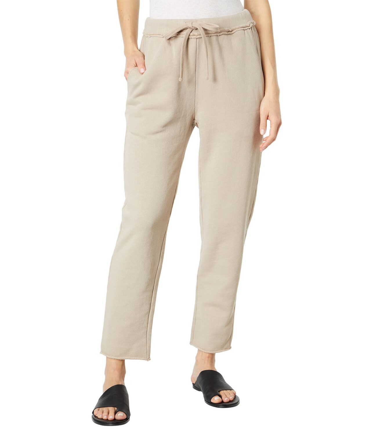 

Брюки Eileen Fisher, Organic Cotton French Terry Ankle Track Pants