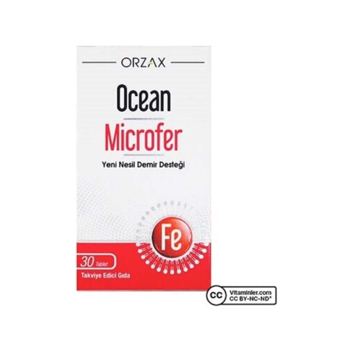 Микрофер Ocean, 30 таблеток железо 65 мг 120 таблеток