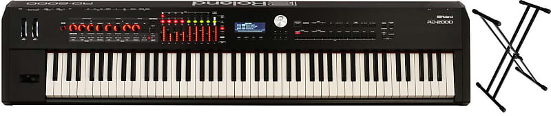 

Набор для сценического фортепиано Roland RD-2000 с 88 клавишами и каркасами Gator GFW-KEY-2000X Deluxe X-Style Keyboard Stand Roland + Gator Frameworks RD-2000=1 GFW-KEY-2000X=1
