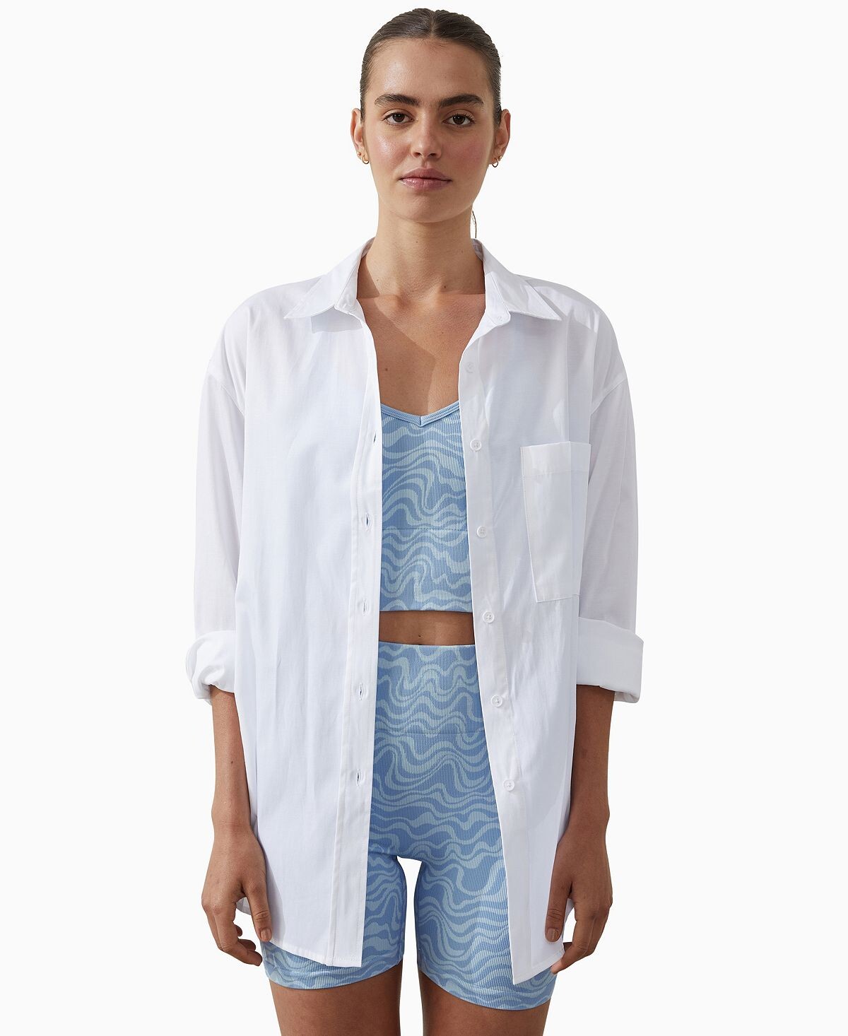 

Женский топ-рубашка active COTTON ON, белый