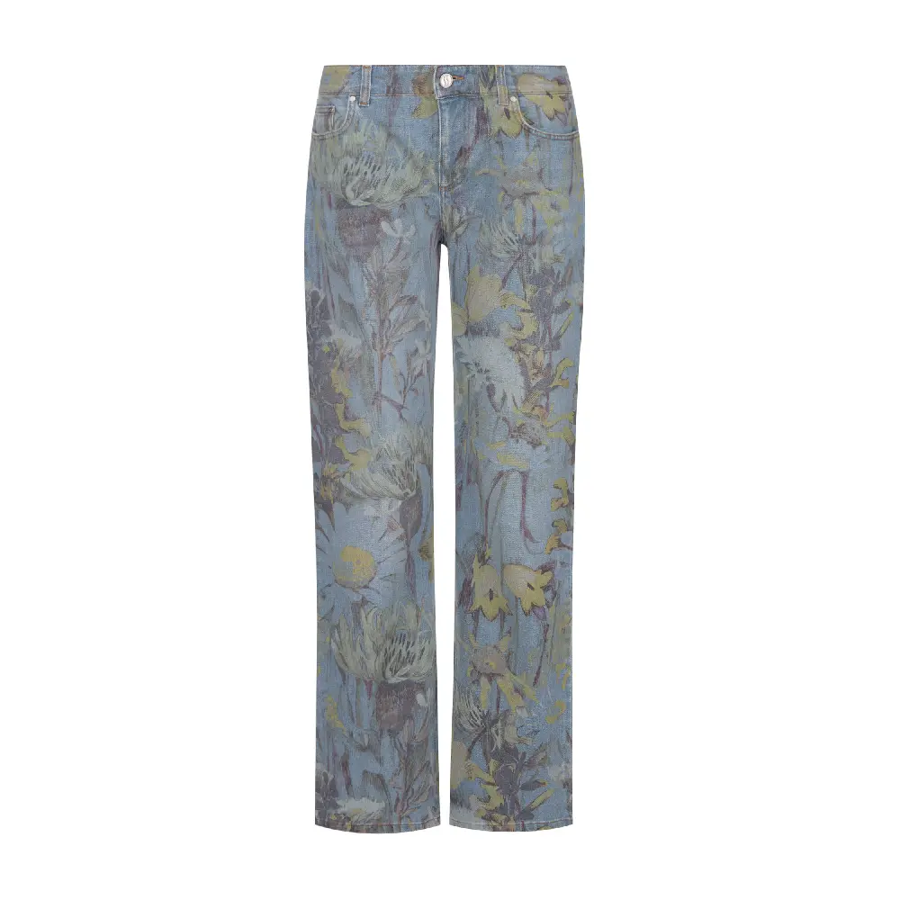

Широкие джинсы Stella Mccartney Floral Print, мультиколор