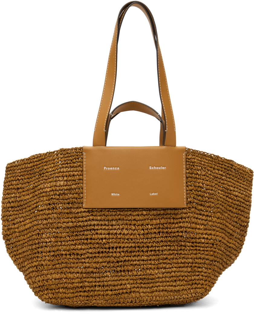 

Коричневый - Большая объемная сумка Tote Morris Proenza Schouler White Label
