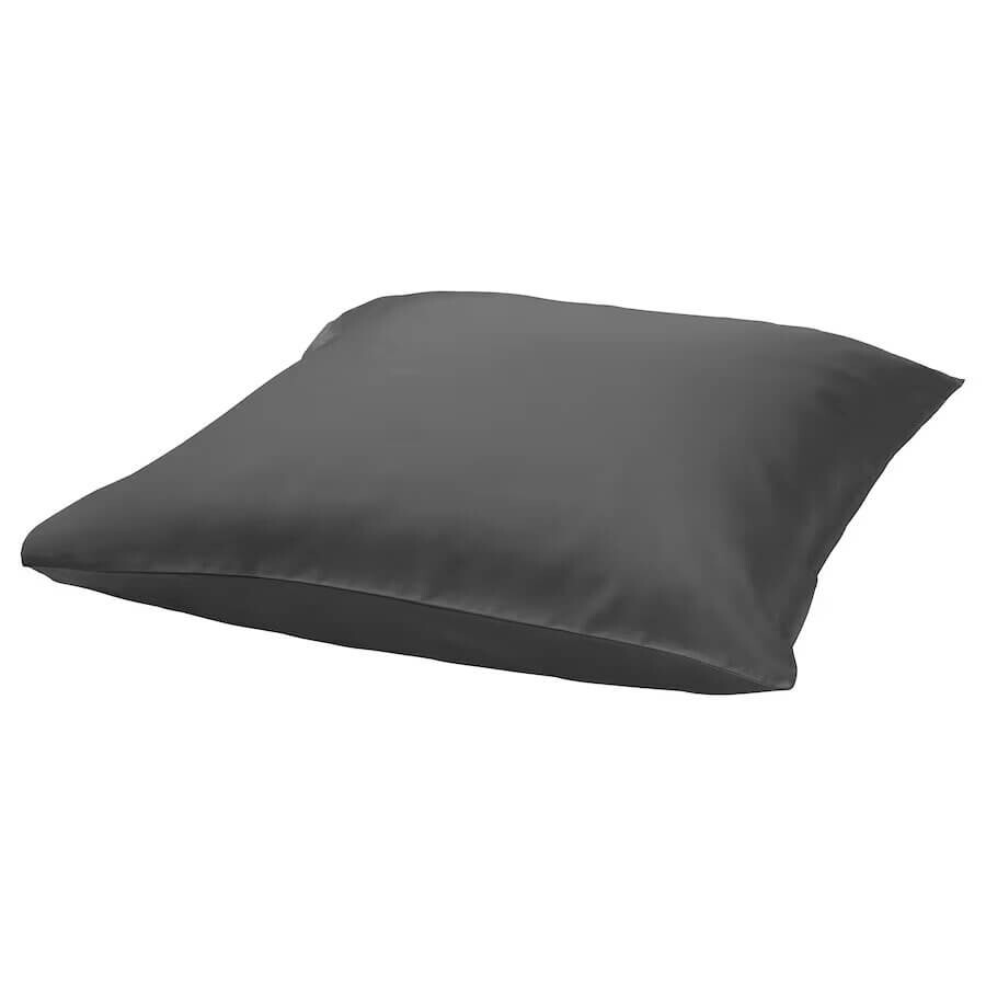 

Наволочка Ikea Nattjasmin, 80x80 см, темно-серый