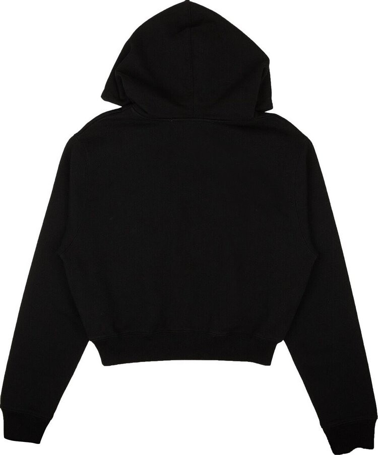 Off White Rainbow Cropped Hoodie Black Multicolor CDEK.Shopping