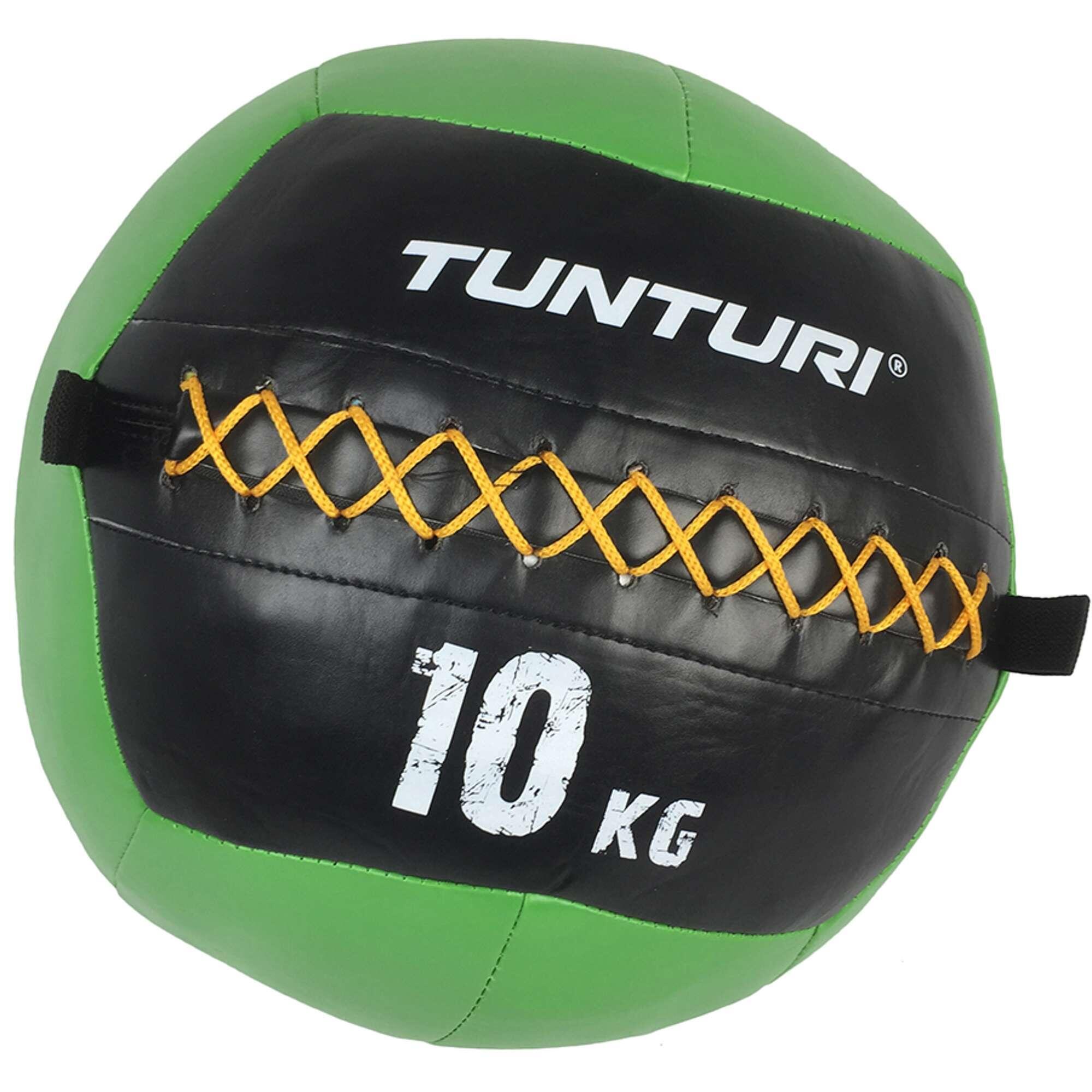 цена Весовой мяч - набивной мяч - силовая тренировка с ударным мячом - функциональная тренировка TUNTURI, черный