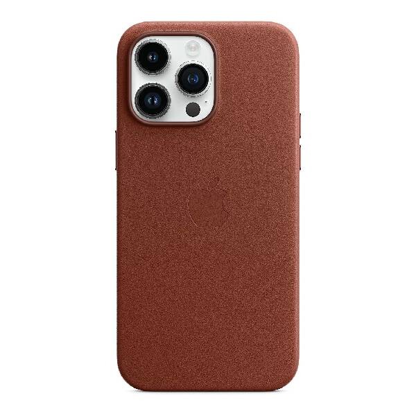 

Чехол кожаный Apple iPhone 14 Pro Max с MagSafe, umber, Коричневый