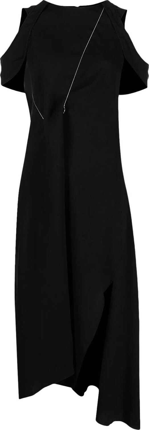 

Платье Kiko Kostadinov Suspension Drape Dress 'Onyx Black', черный