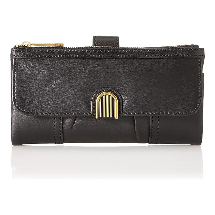 

Женский кошелек-клатч Fossil Cora or Emory Soft Leather, черный