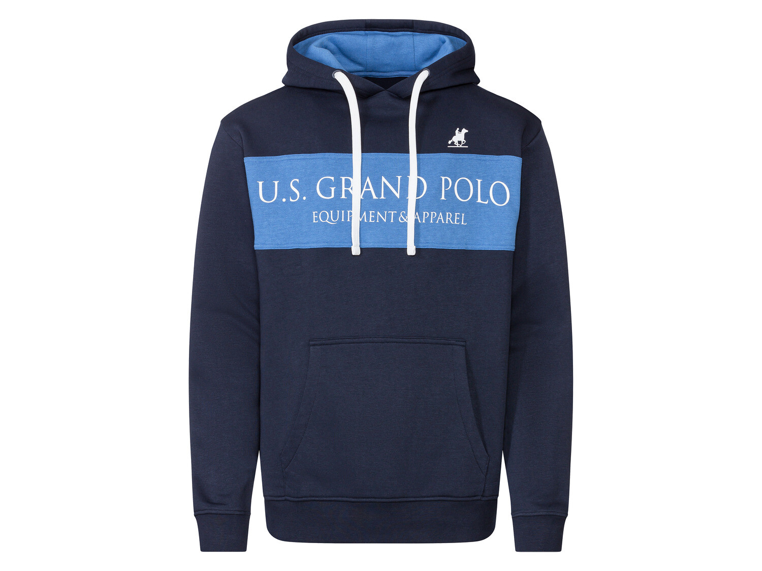 

Мужская толстовка с манжетами Livergy x Grand Polo, морской