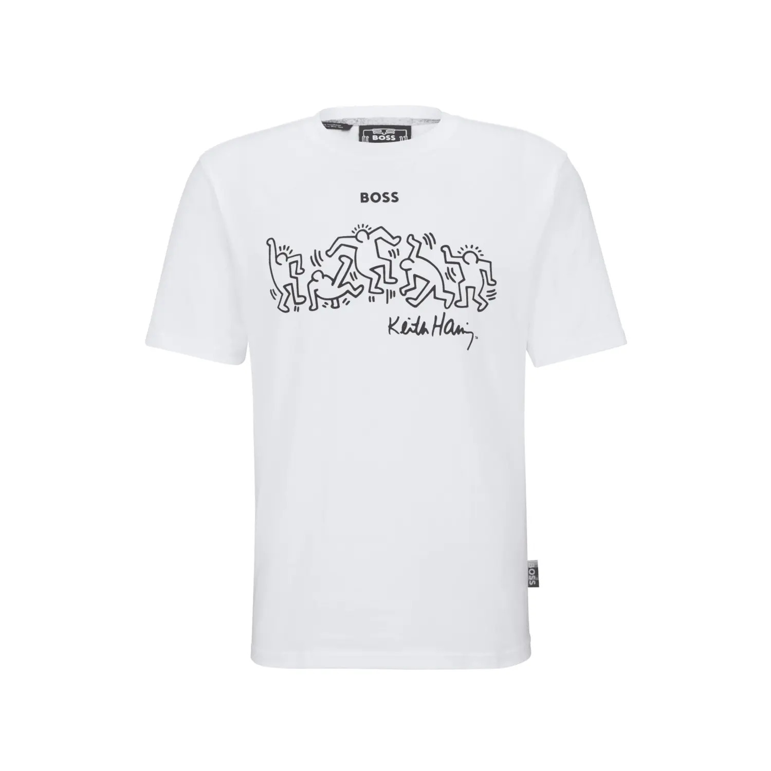 

Футболка Hugo Boss X Keith Haring With Special Logo Artwork Unisex, белый