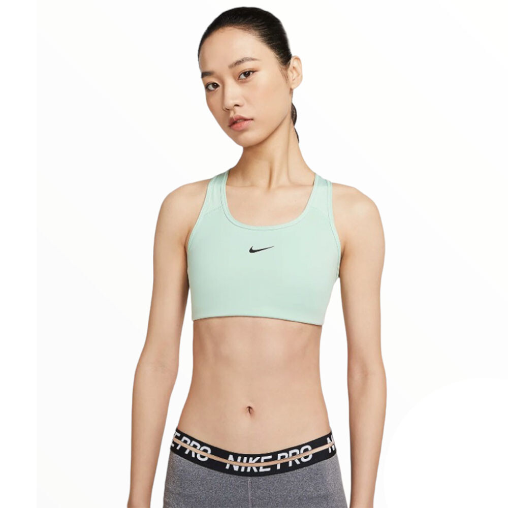 

Спортивный бюстгальтер Nike Swoosh Medium-Support 1-Piece Pad, зеленый