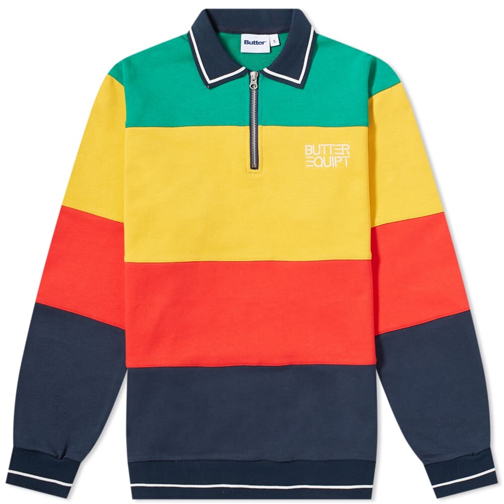 

Толстовка Butter Goods Ivy Stripe Zip Sweat, Желтый