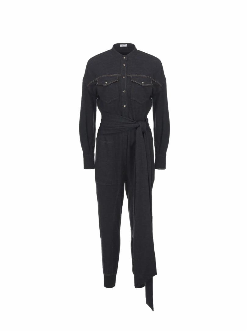 

Комбинезон с поясом Brunello Cucinelli