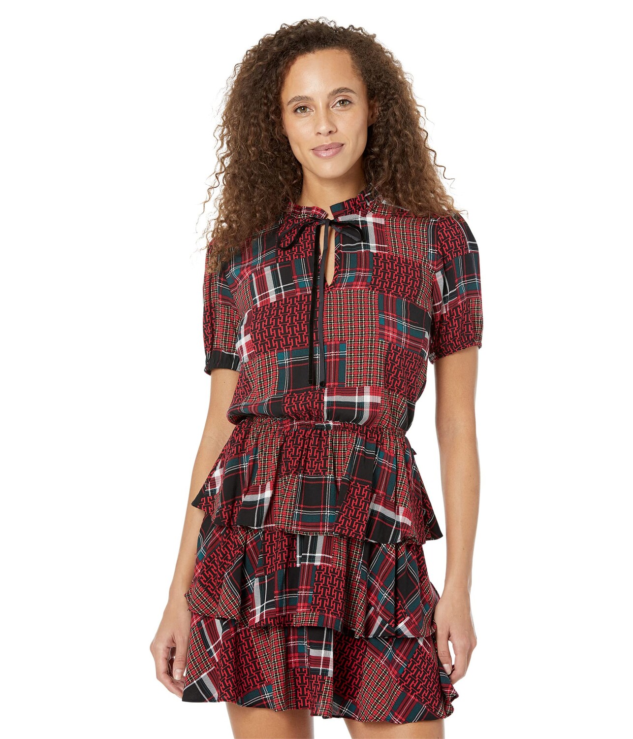 

Платье Tommy Hilfiger, High Neck Short Sleeve Dress