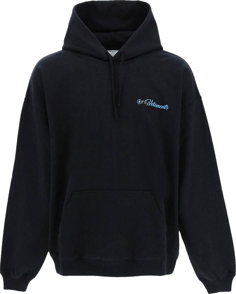 

Худи Vetements Only Vetements Hoodie 'Black', черный