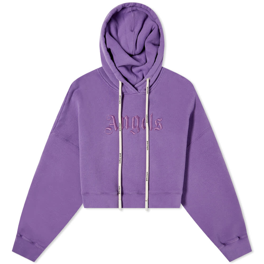 

Толстовка Palm Angels Angels Cropped Hoody, Фиолетовый