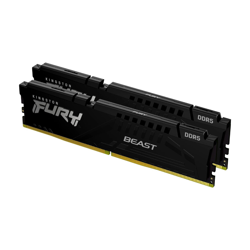 

Оперативная память Kingston FURY Beast EXPO, 64 ГБ DDR5 (2 x 32ГБ), 5200 МГц, KF552C36BBEK2-64, черный