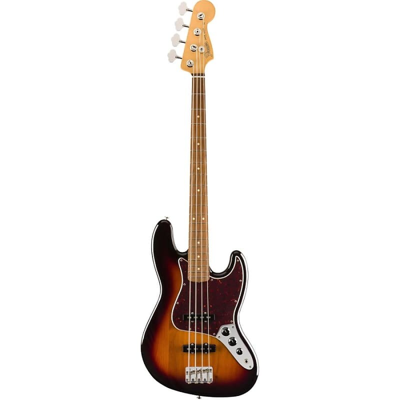 

Fender Vintera 60s Jazz Bass 4-струнная бас-гитара 3-цветная Sunburst с чехлом Vintera 60s Jazz Bass 3-Color Sunburst