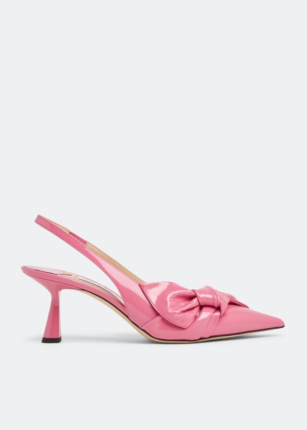

Туфли JIMMY CHOO Elinor slingback pumps, розовый