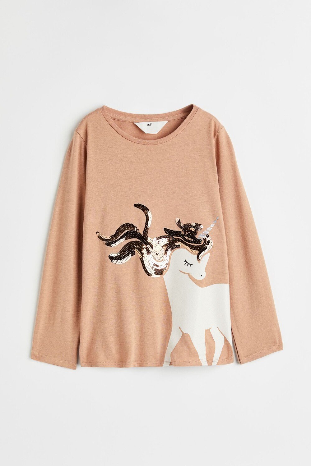 

Топ с мотивом H&M Unicorn, бежевый