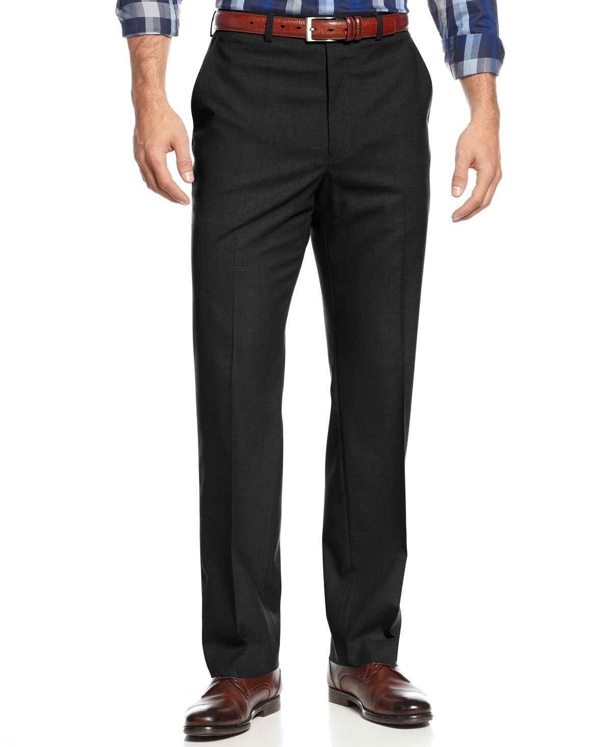 

Мужские однотонные классические классические брюки michael kors big and tall stretch Michael Kors, черный