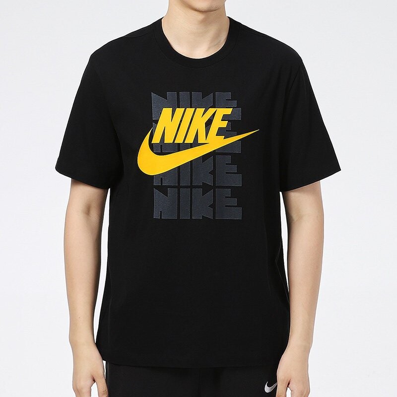 

Футболка Nike Sportswear Print Crewneck Short Sleeve, черный