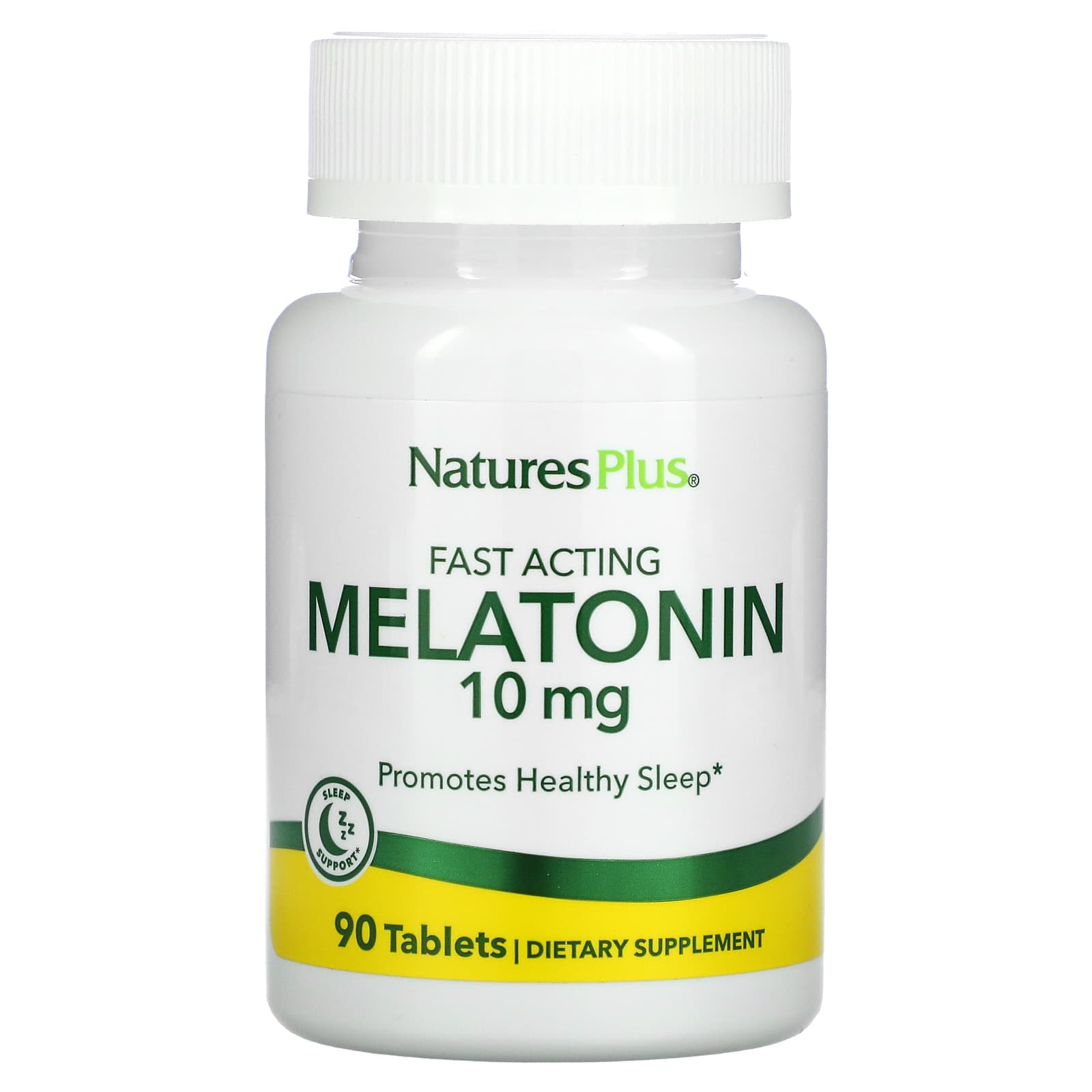 Мелатонин NaturesPlus, 10 мг, 90 таблеток naturesplus мелатонин 20 мг 90 таблеток