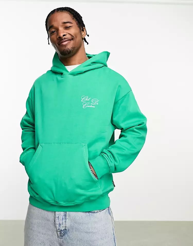 

Толстовка The Couture Club Script Pullover With Chest And Back Print, зеленый