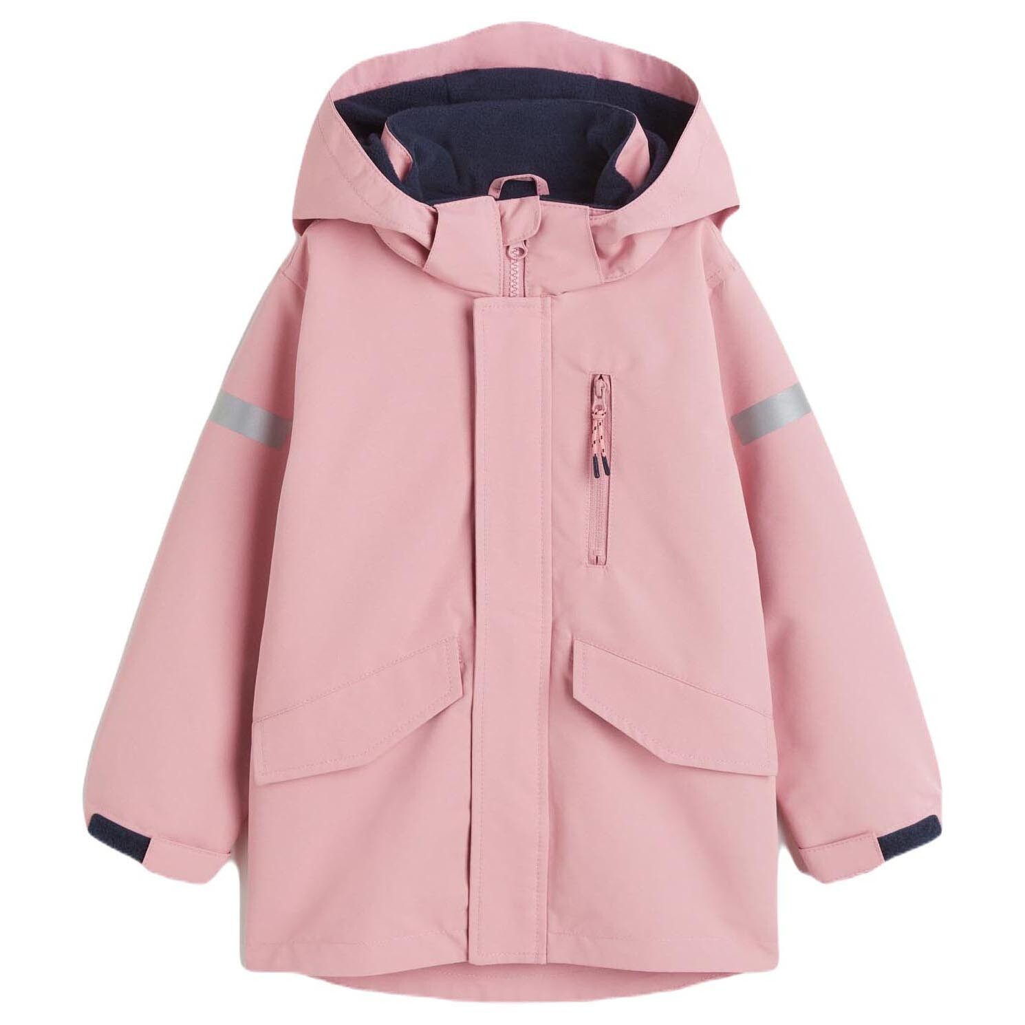 

Парка H&M Water-repellent Dusty Rose, розовый