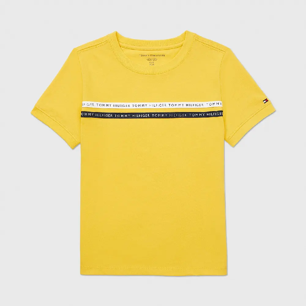 

Футболка Tommy Hilfiger Kids' Logo Tape, желтый