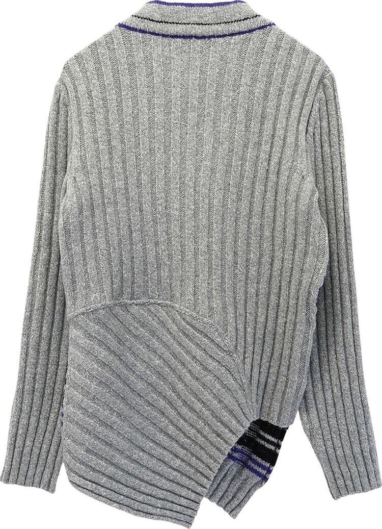 Джемпер Kiko Kostadinov Brutus Jumper 'Grey Melange/Aura', серый