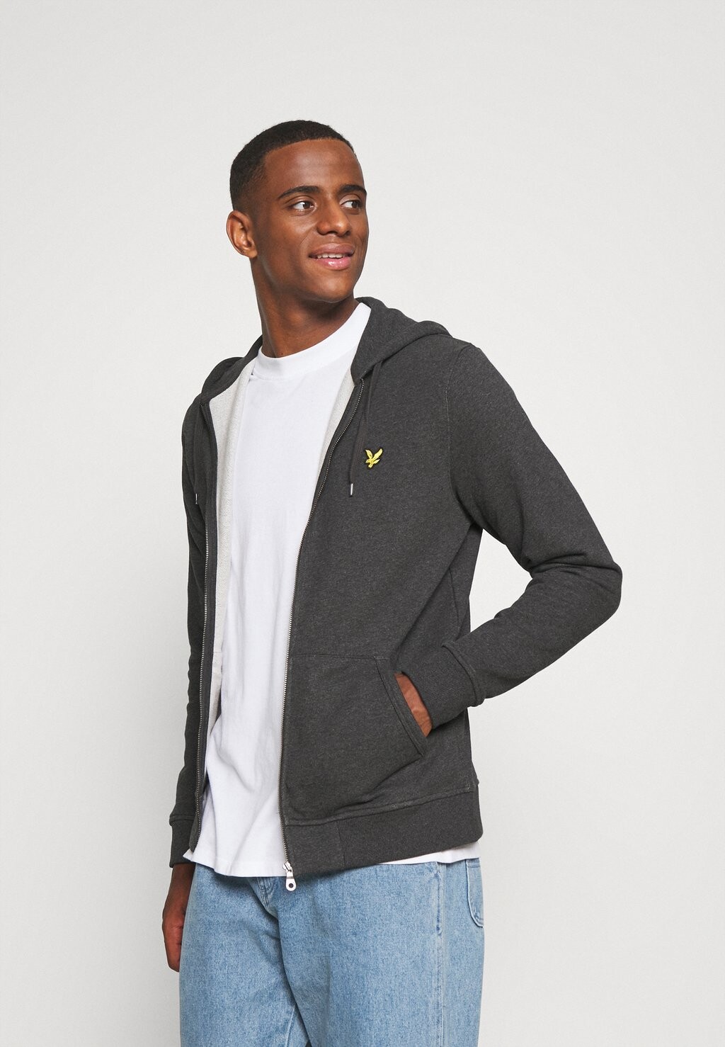 

Толстовка на молнии Lyle & Scott, Серый