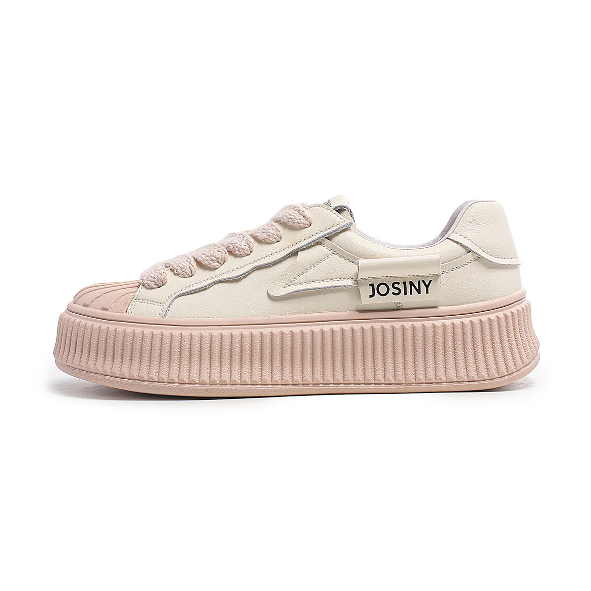 

Кроссовки JOSINY Skateboarding Shoes Women's Low-top, цвет Rice Silver (Velcro)