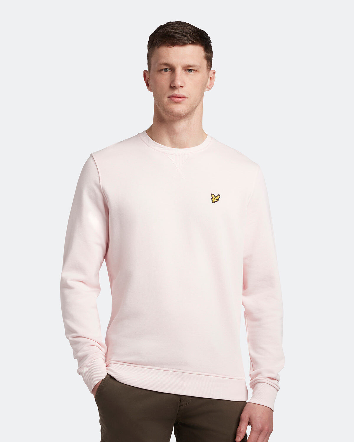 

Толстовка с круглым вырезом Lyle & Scott, розовый