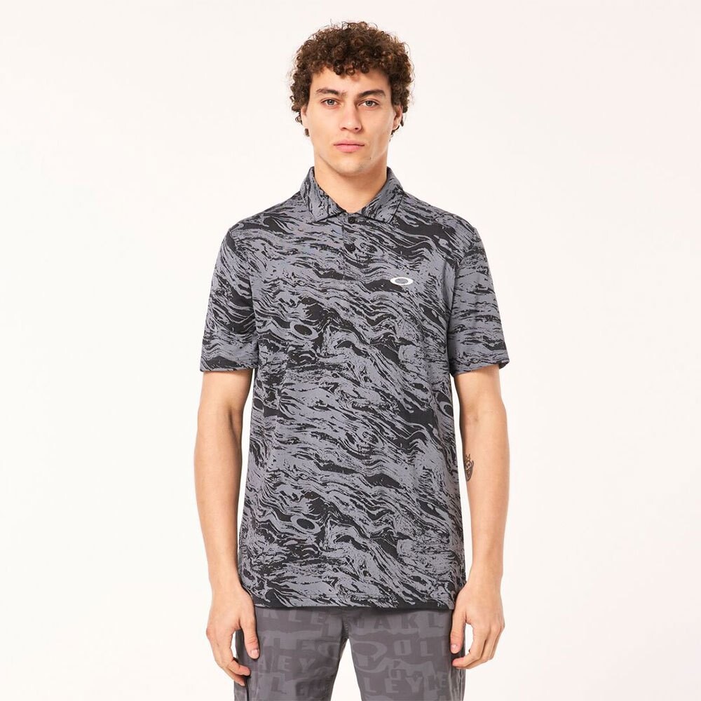 

Поло Oakley Duality Jacquard, серый
