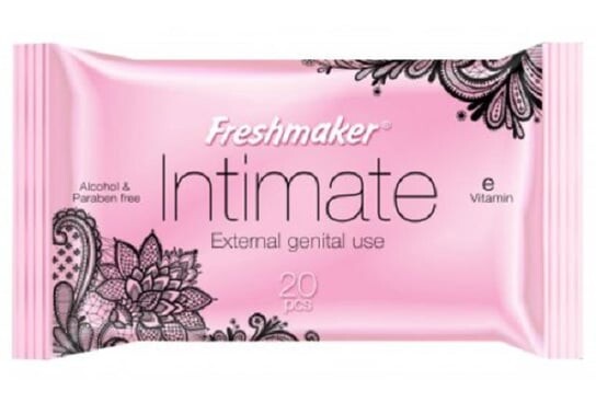 

Влажные салфетки для интимной гигиены, 20 шт. Freshmaker, Intimate