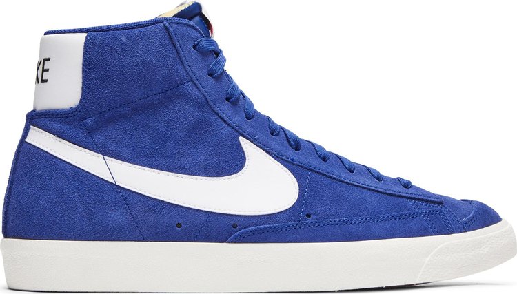 Nike blazer on sale mid blue suede