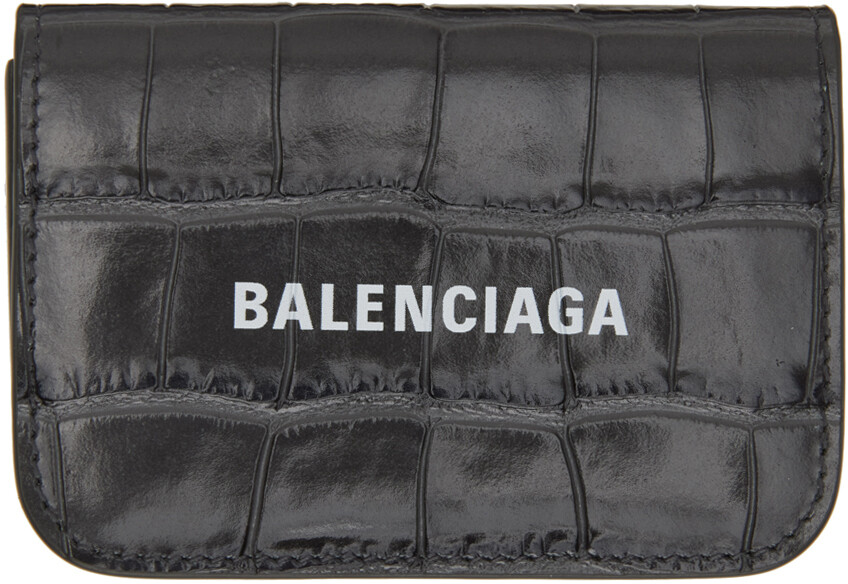 

Серый мини-кошелек для денег Balenciaga