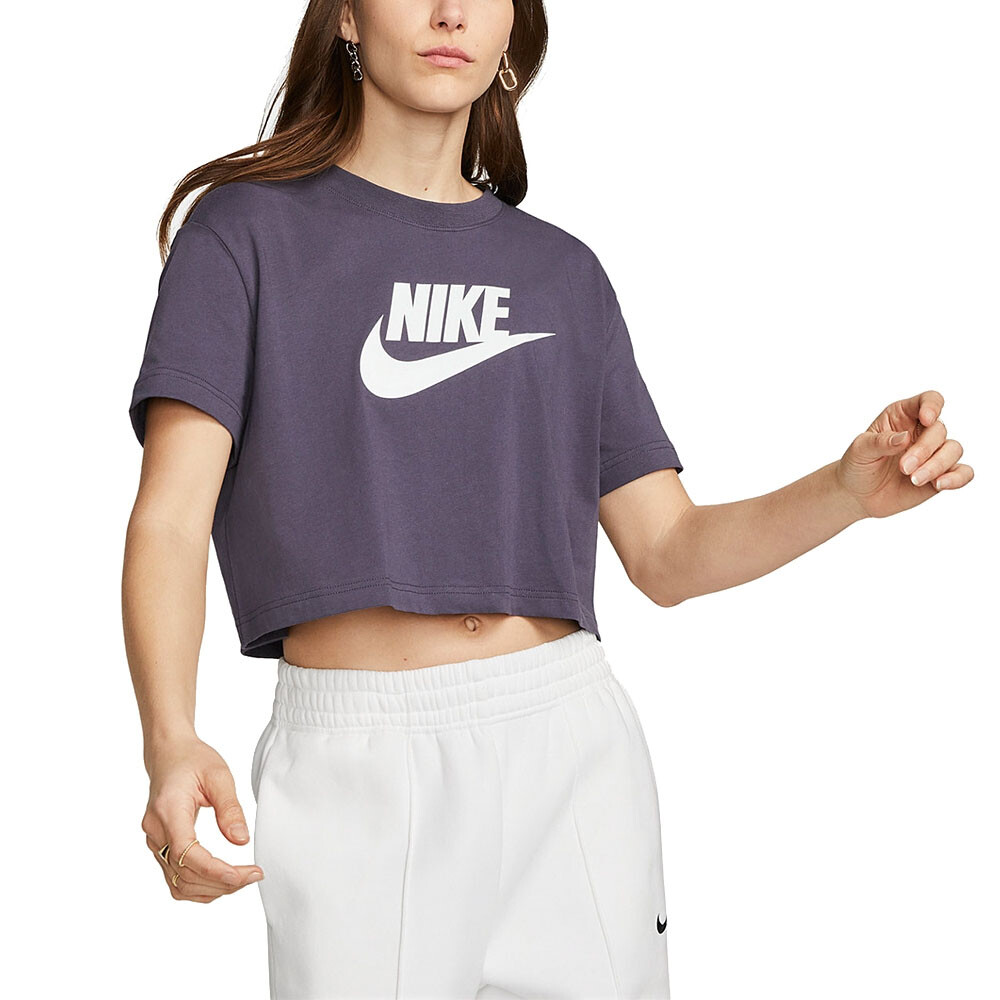 

Футболка Nike Sportswear Essential Cropped, фиолетовый