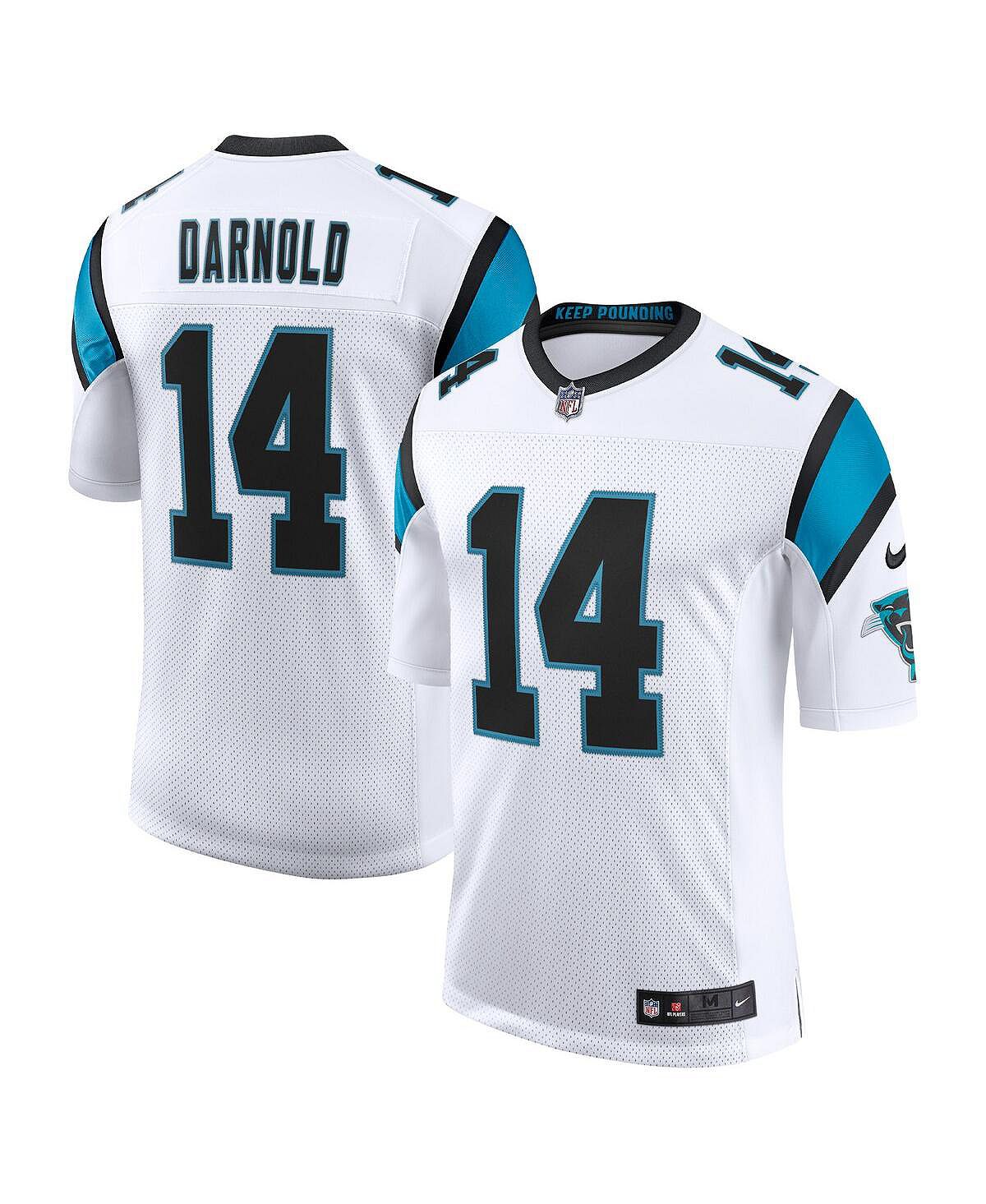 

Мужская футболка sam darnold white carolina panthers vapor limited Nike, белый