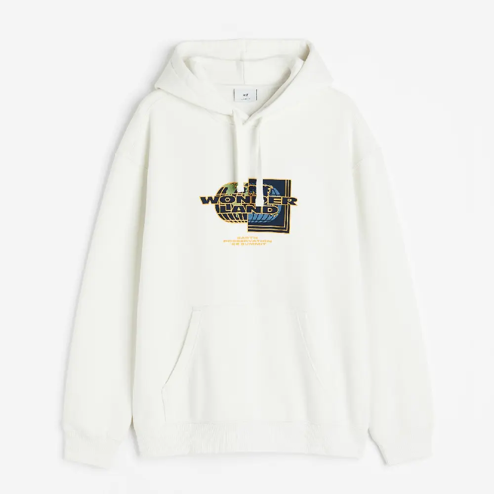 

Толстовка H&M Relaxed Fit Printed Wonderland, белый