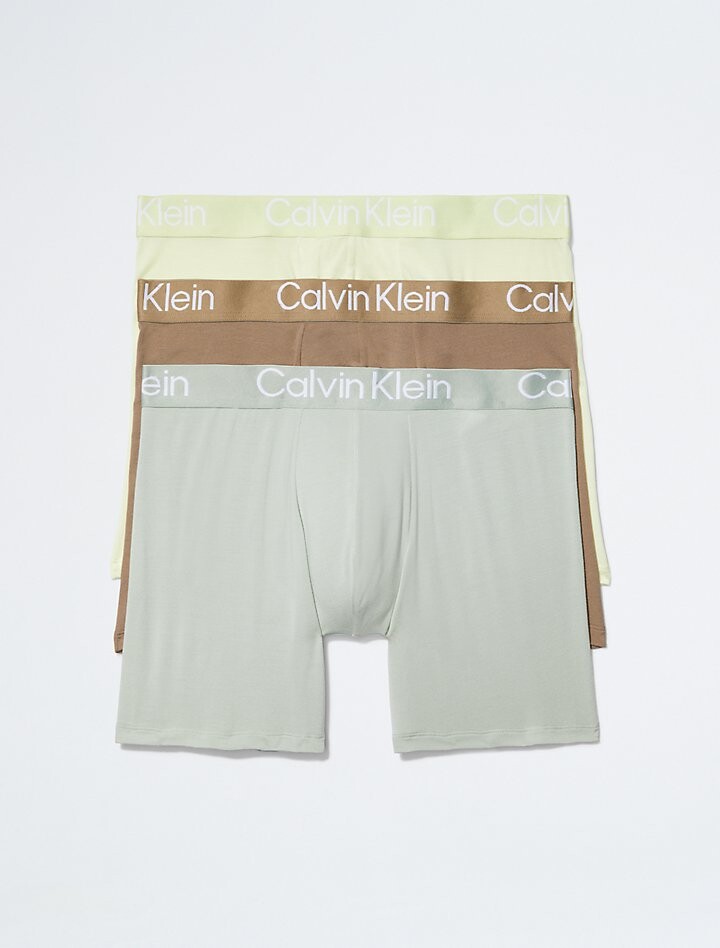 

Ультрамягкие трусы-боксеры Modern 3-Pack Calvin Klein, серый