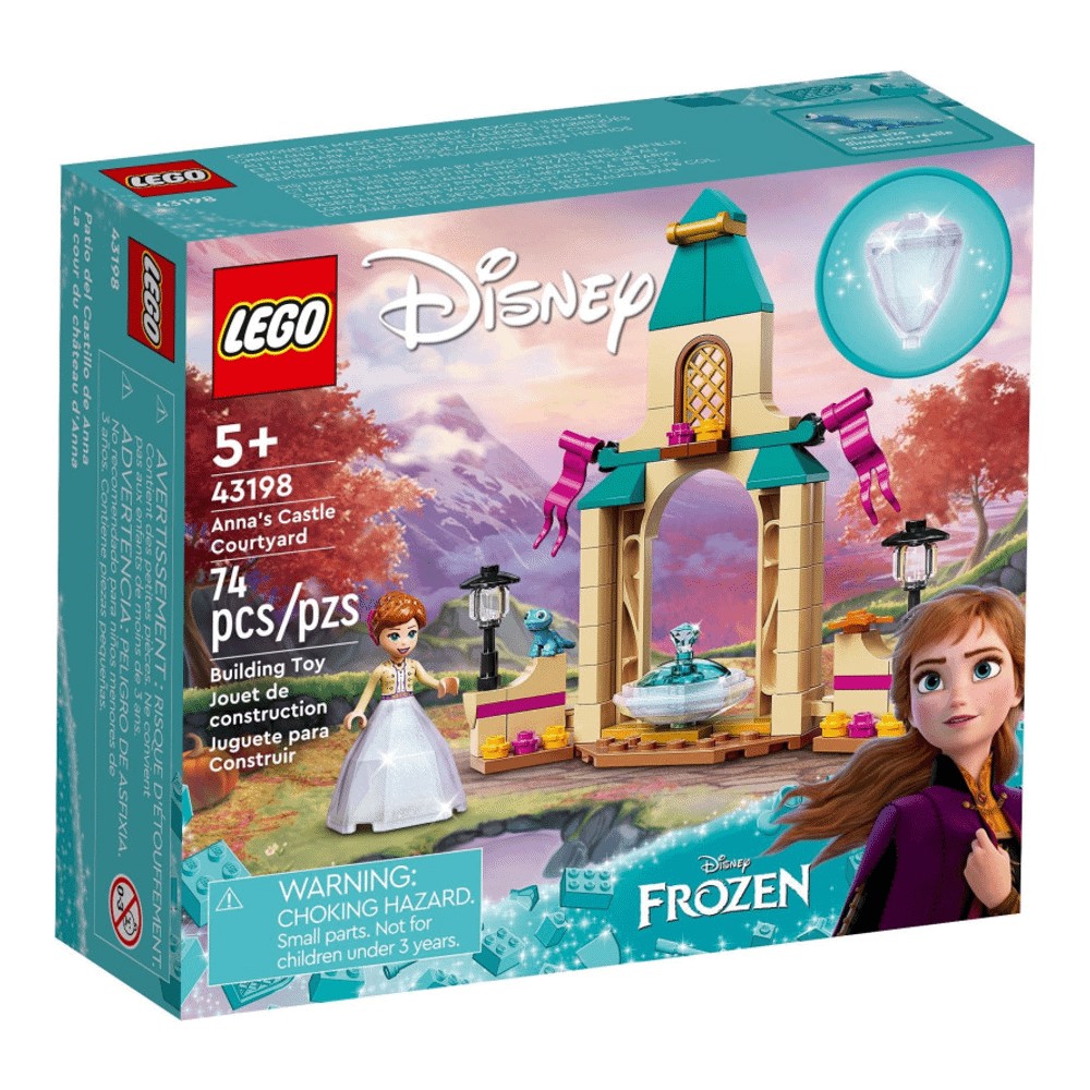 цена Конструктор LEGO Disney Princess 43198 Внутренний двор замка Анны