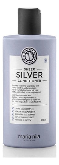 Кондиционер-ополаскиватель Sheer Silver для светлых и осветленных волос, 300 мл Maria Nila