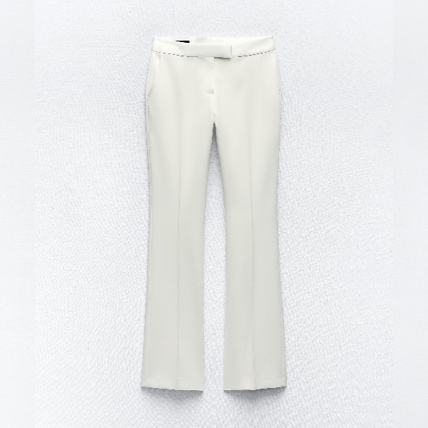 цена Брюки Zara Tuxedo, белый