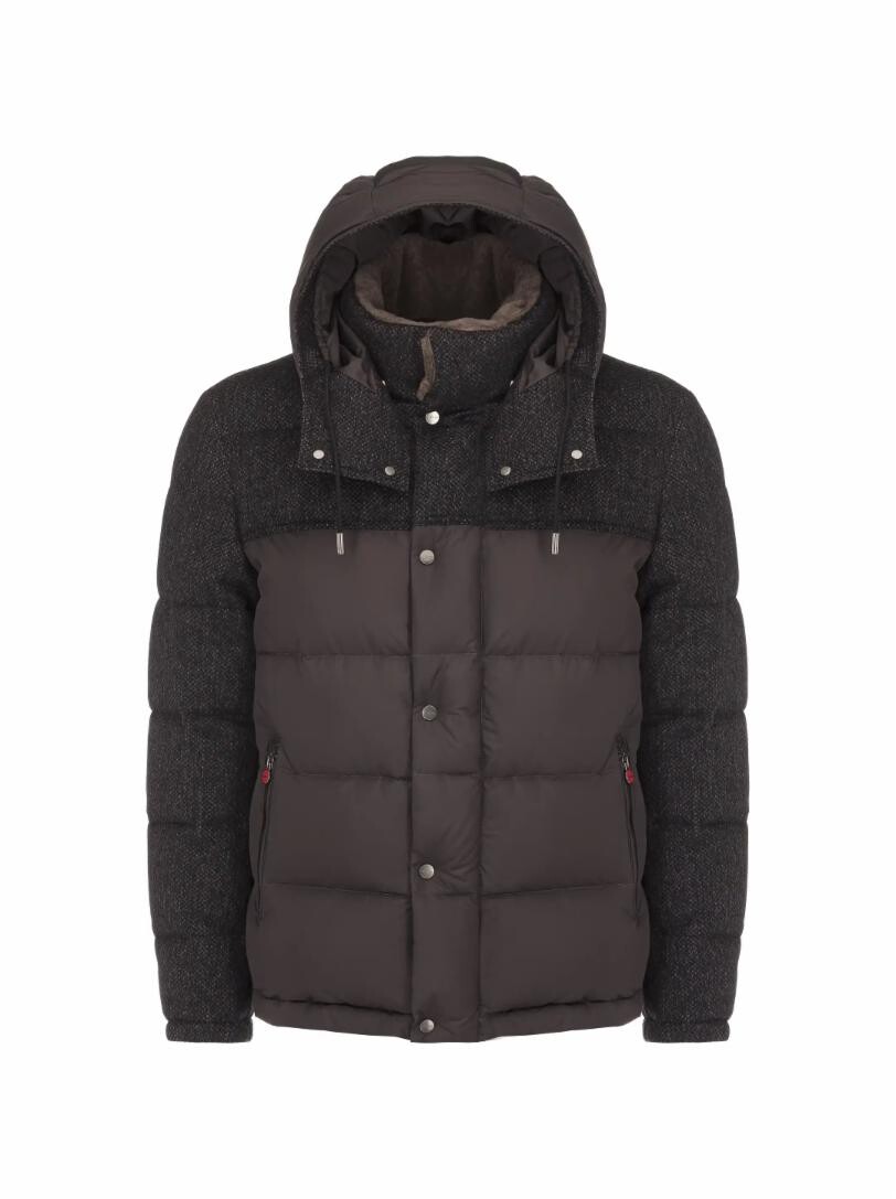 

Комбинированная куртка Kiton, Серый