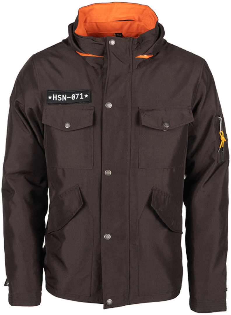 цена Куртка текстильная Helstons Trooper мотоциклетная, темно - коричневый