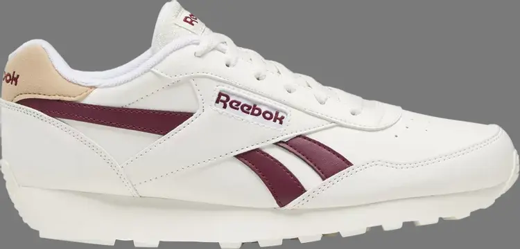 

Кроссовки rewind run 'chalk classic burgundy' Reebok, белый